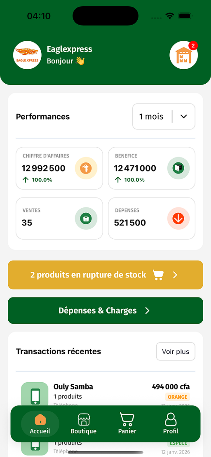 Japaler+ est la meilleure application de gestion comemrciale au Sénégal et en Afrique